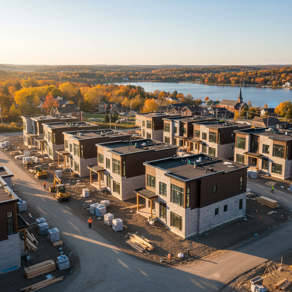 New residential development under construction in Collingwood